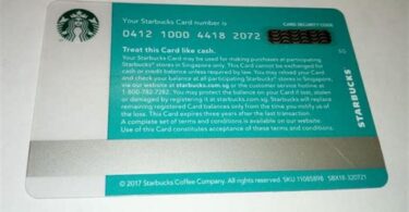 Security Code On Starbucks Gift Card