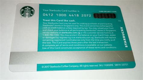 Security Code On Starbucks Gift Card