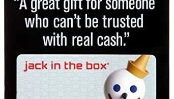 Jack İn The Box Gift Card Balance
