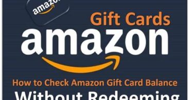 Amazon Gift Card Balance Check Without Redeeming