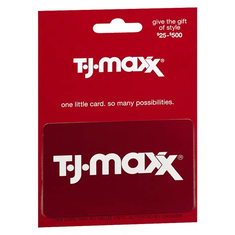 Tj Max Gift Card Balance