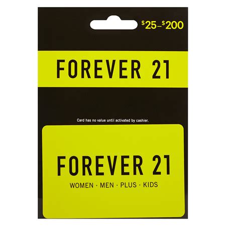 Check Forever 21 Gift Card Balance