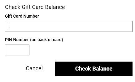 Check Belk Gift Card Balance