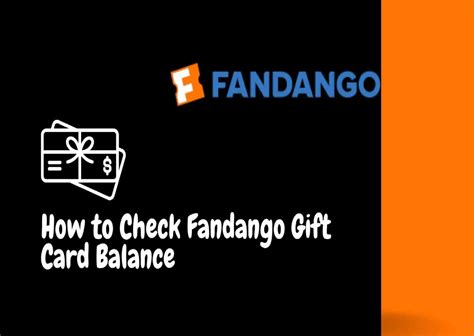 Fandango Gift Card Balance Check