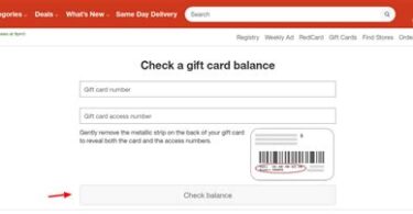 How To Check A Target Gift Card Balance