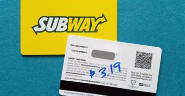 Subway Com Gift Card Balance