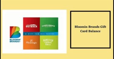 Bloomin Brands Gift Cards Balance