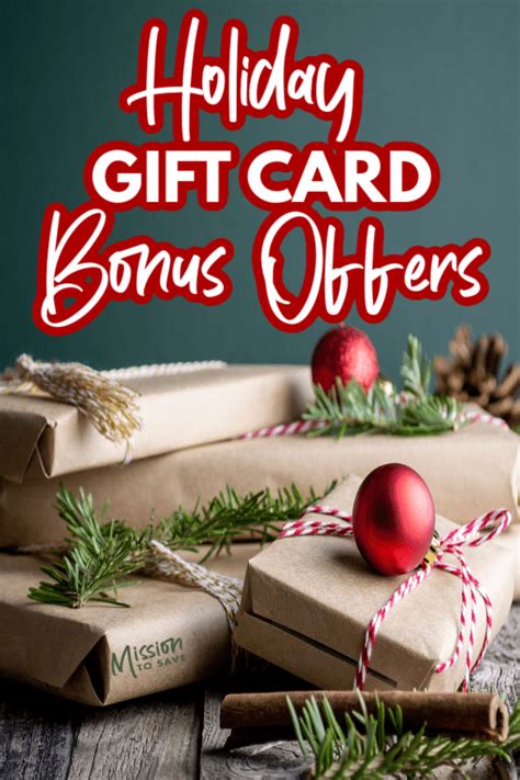 Maximizing Your Holiday Gift Card Bonuses And Rewards