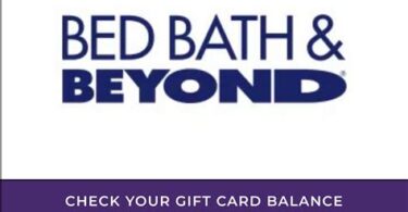 How To Access Bed Bath And Beyond Gift Card Check Balance