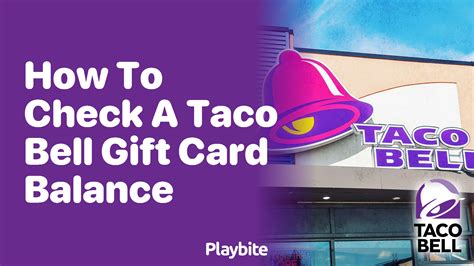 Quick Methods To Check Your Taco Bell Gift Card Balance 1 Quick Methods To Check Your Taco Bell Gift Card Balance